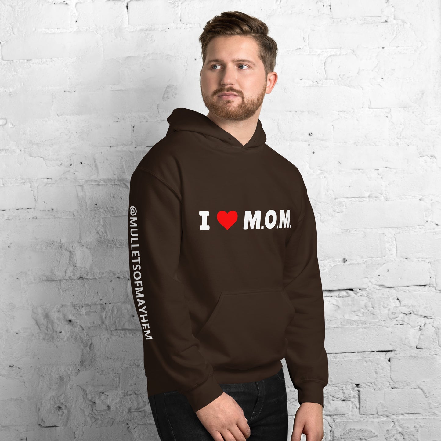 MULLETS OF MAYHEM: I HEART M.O.M. Unisex Hoodie