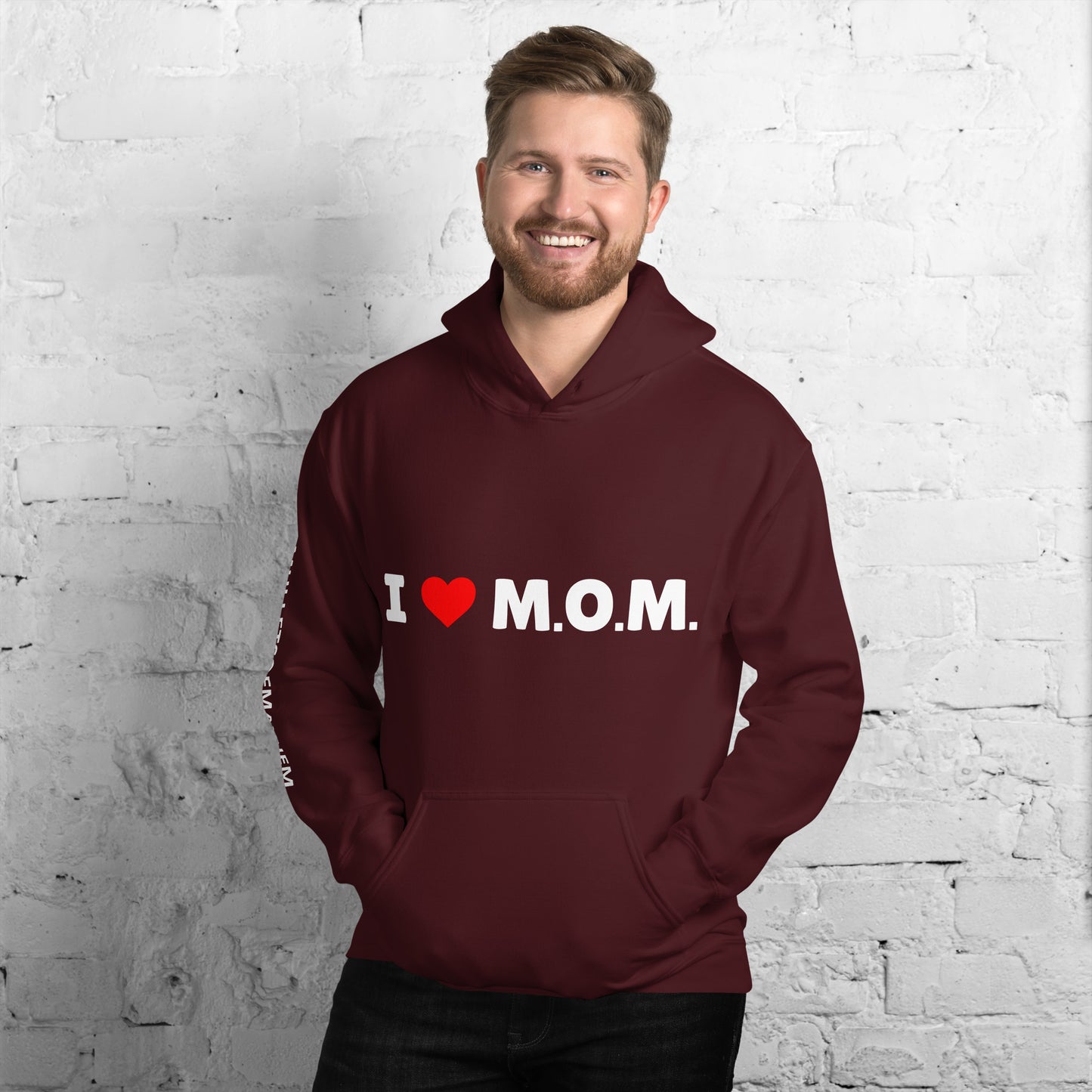 MULLETS OF MAYHEM: I HEART M.O.M. Unisex Hoodie