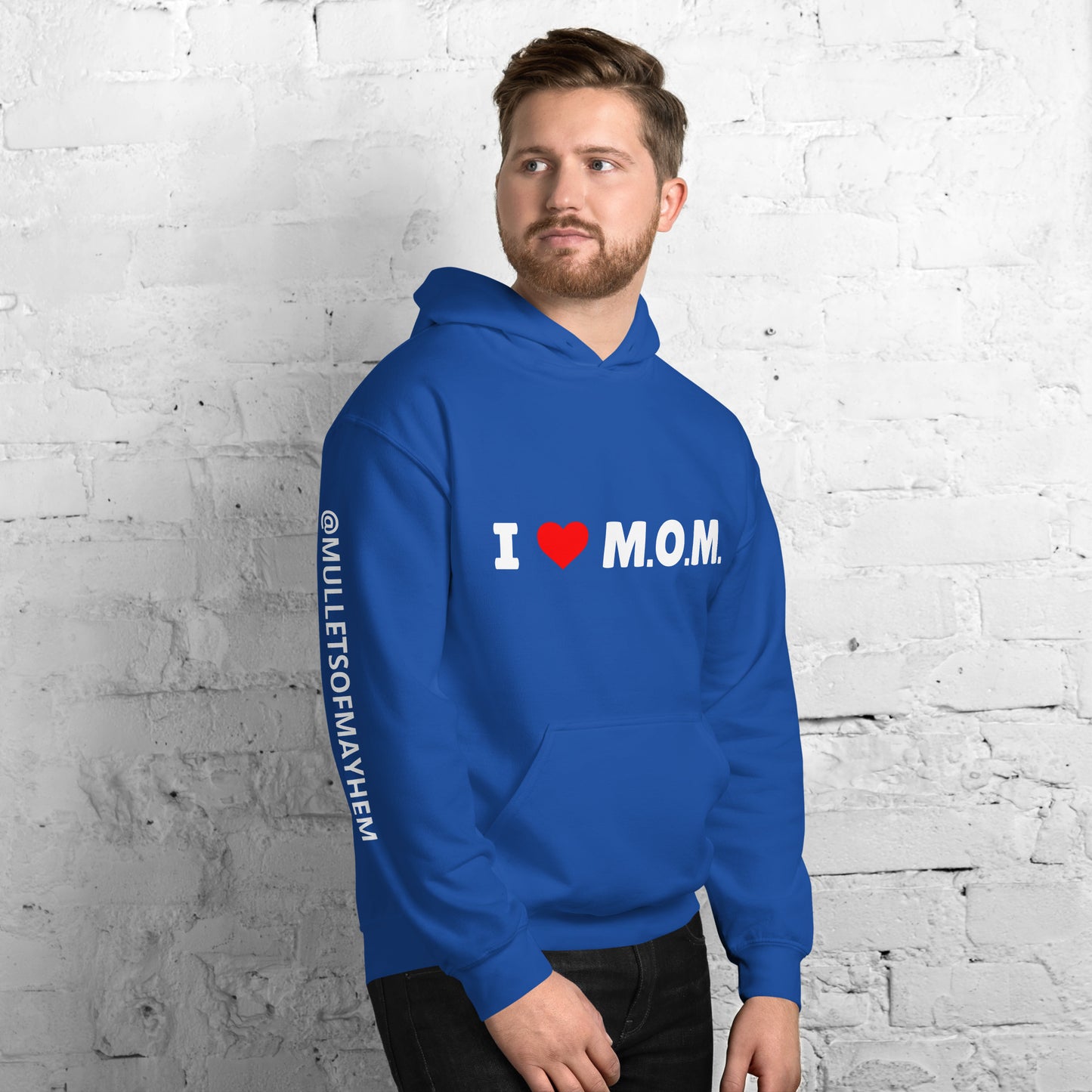 MULLETS OF MAYHEM: I HEART M.O.M. Unisex Hoodie